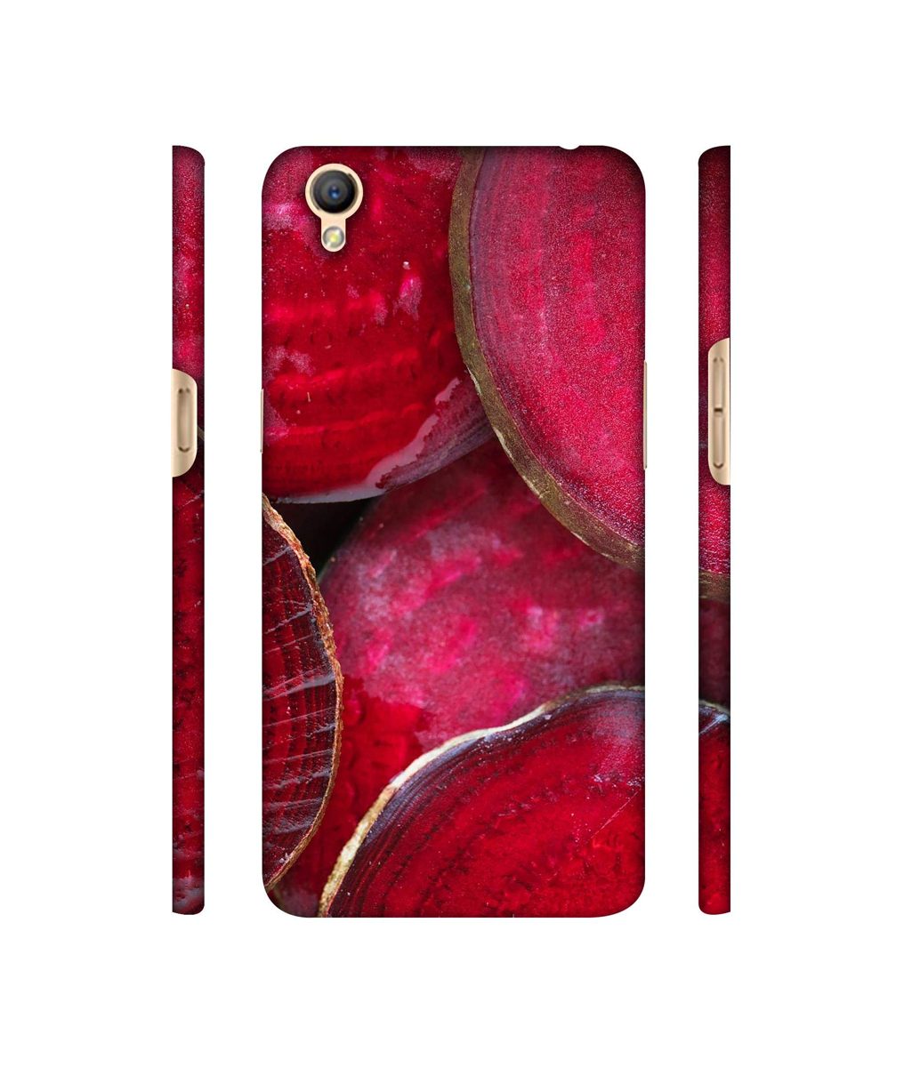 Amazon Brand - Solimo Designer Red Texture 3D Printed Hard Back Case Mobile Cover for Oppo A37