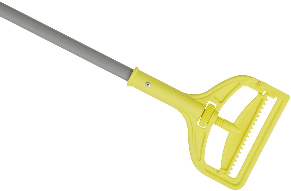AmazonBasics 60 Inch Commercial Jaw Mop Handle, 6-Pack