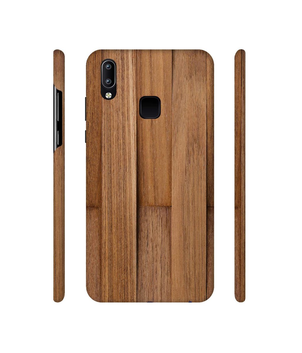 Amazon Brand - Solimo Designer Wooden Art 3D Printed Hard Back Case Mobile Cover for Vivo Y95