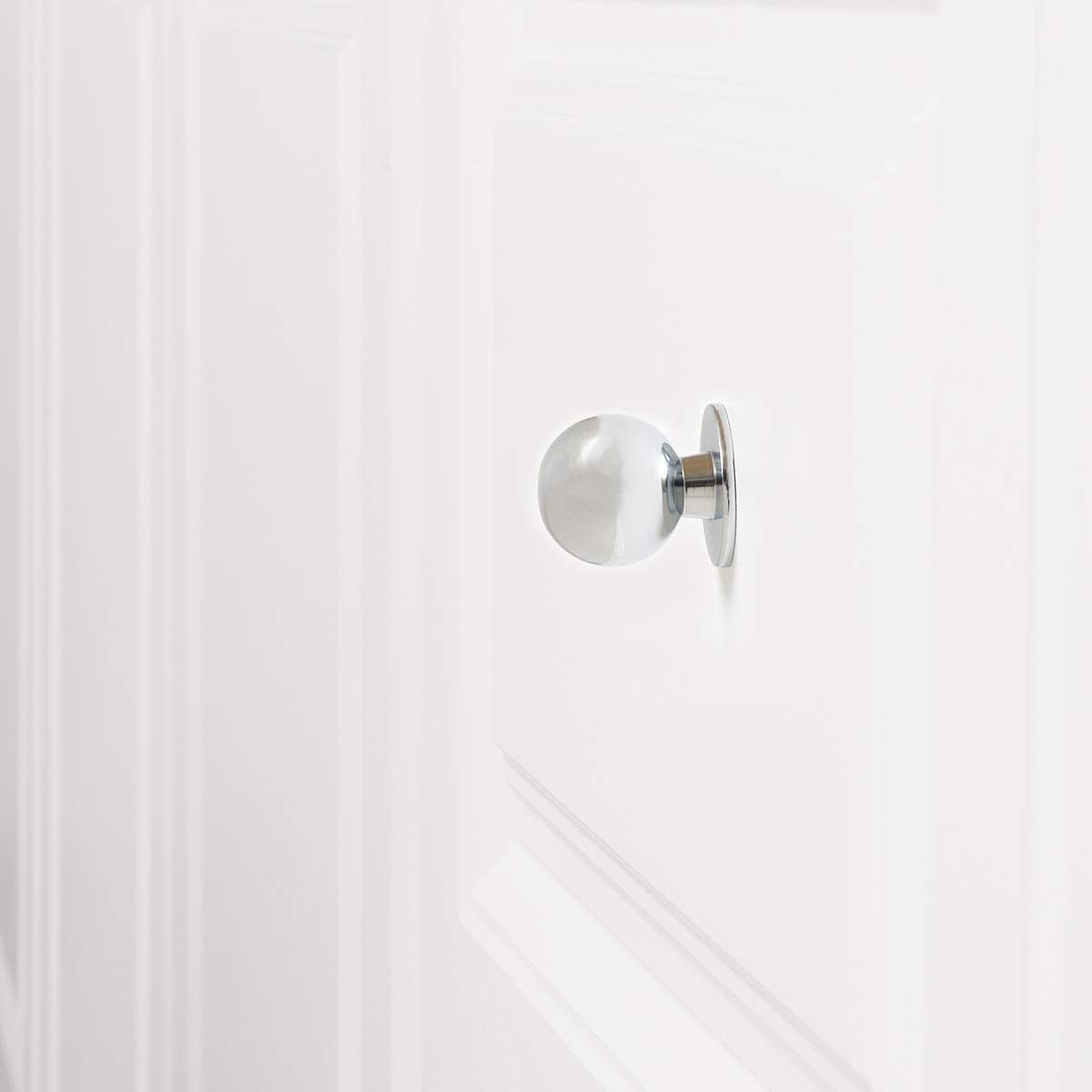 AmazonBasics Modern Ball Cabinet Knob, 24mm Diameter, Polished Chrome, 10-Pack