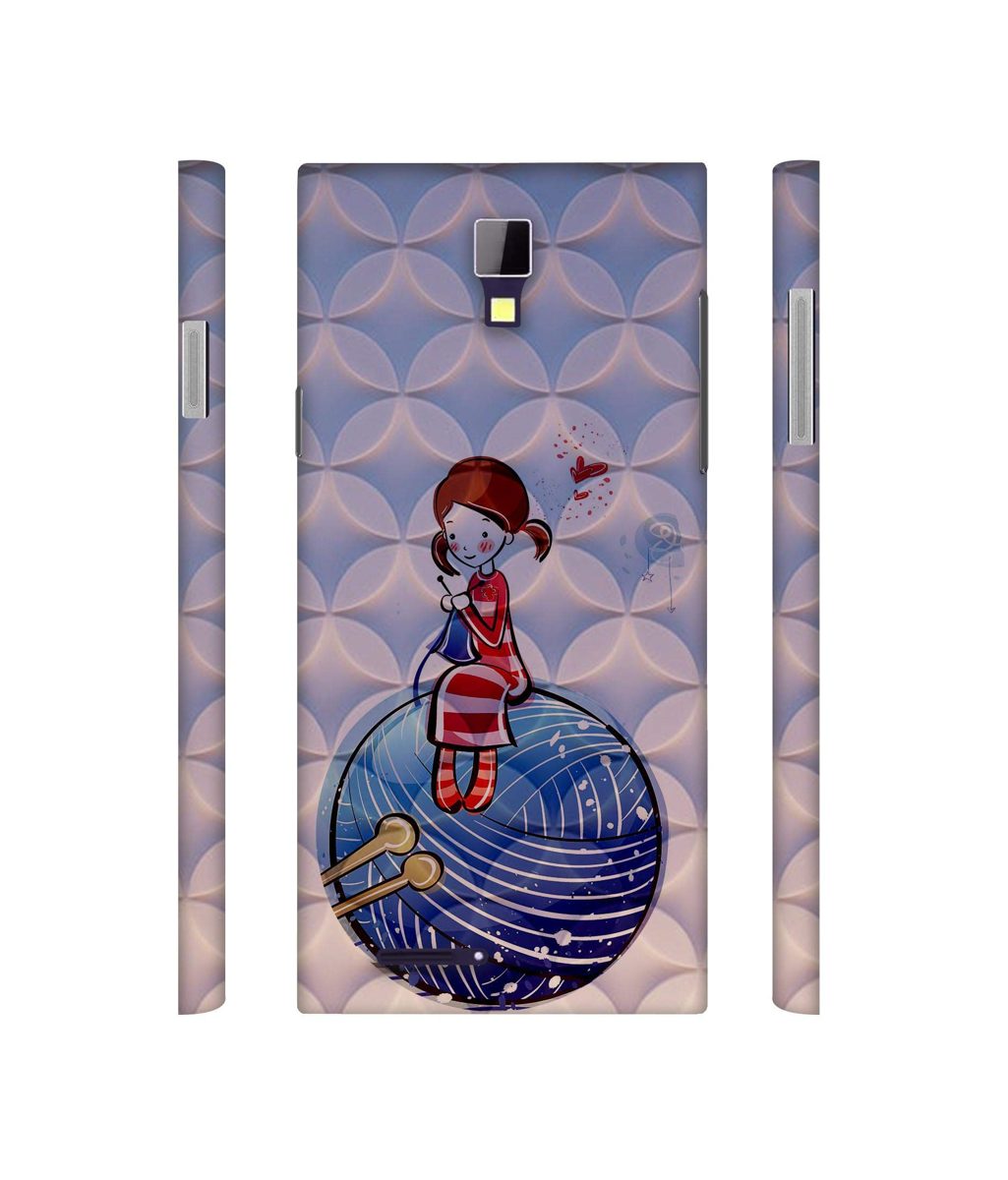 Amazon Brand - Solimo Designer Lady Vector Patternn 3D Printed Hard Back Case Mobile Cover for Micromax Canvas Xpress A99