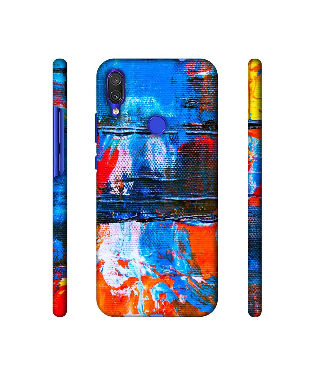 Amazon Brand - Solimo Designer Multicolor Wax On Canvas 3D Printed Hard Back Case Mobile Cover for Xiaomi Redmi Note 7 Pro