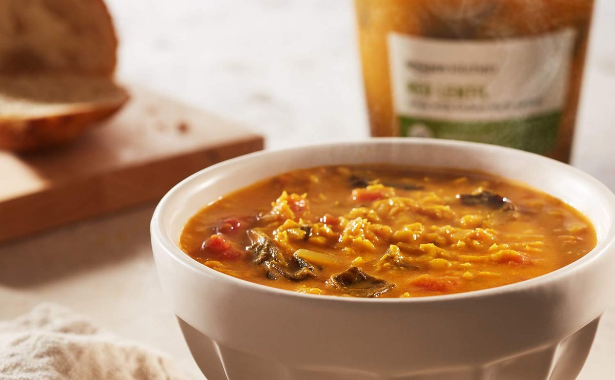 Amazon Kitchen, Red Lentil Soup with Indian-Style Spices, 24oz