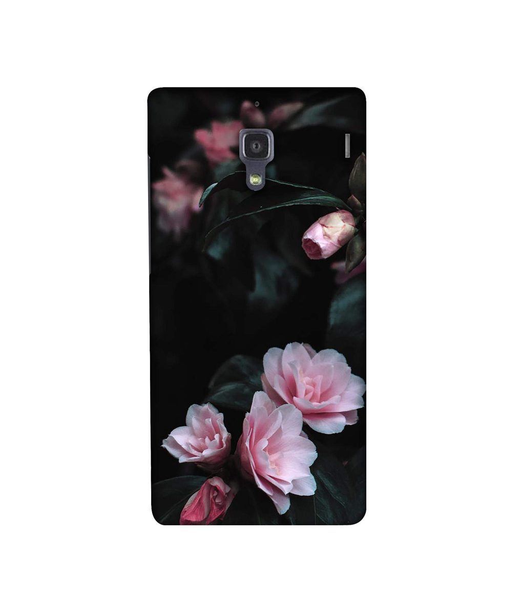 Amazon Brand - Solimo Designer Dark Flowers Photography 3D Printed Hard Back Case Mobile Cover for Xiaomi Redmi 1S