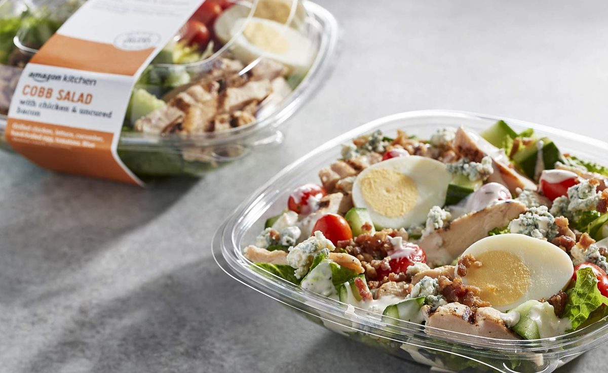 Amazon Kitchen, Cobb Salad With Chicken & Uncured Bacon, 15.4 oz