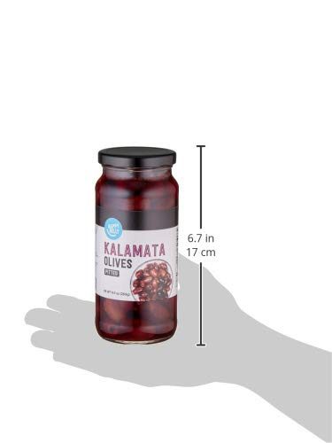 Amazon Brand - Happy Belly Olives, Pitted Kalamata, 9.5 Ounce
