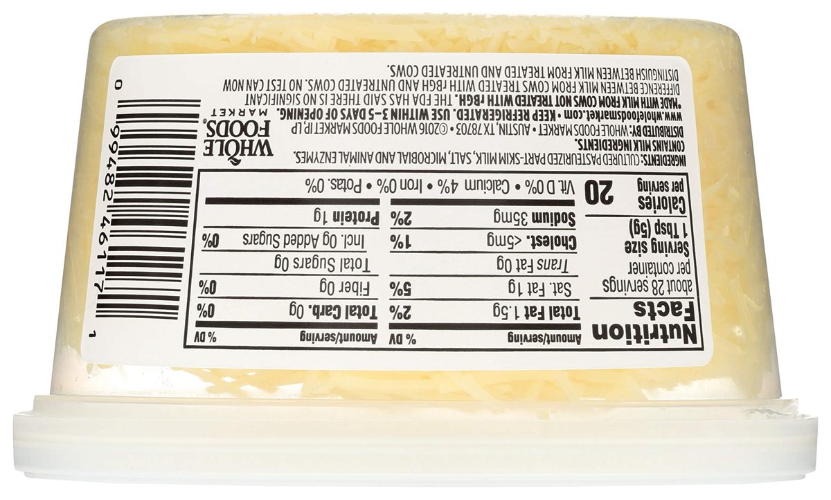 365 EVERYDAY VALUE Shredded Asiago, 5 OZ