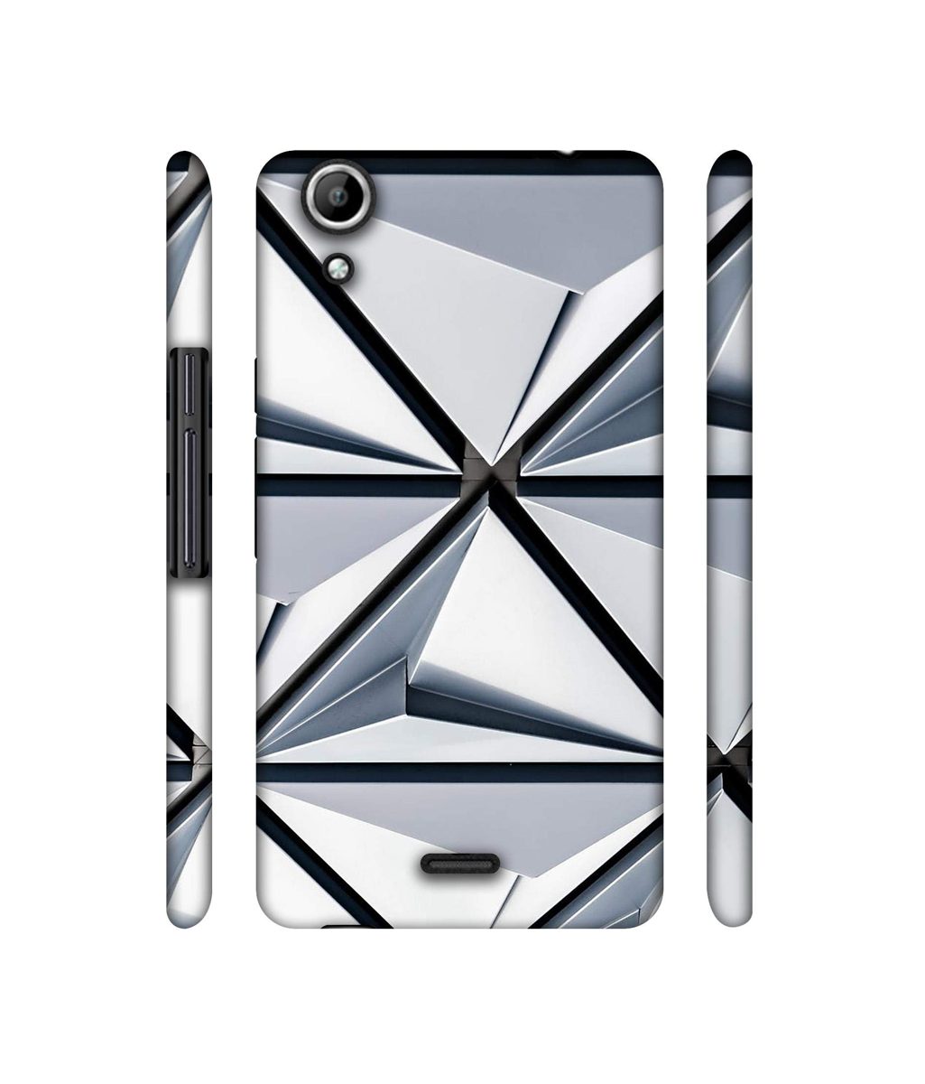 Amazon Brand - Solimo Designer Hexagon Texture 3D Printed Hard Back Case Mobile Cover for Micromax Canvas Selfie 2 Q340