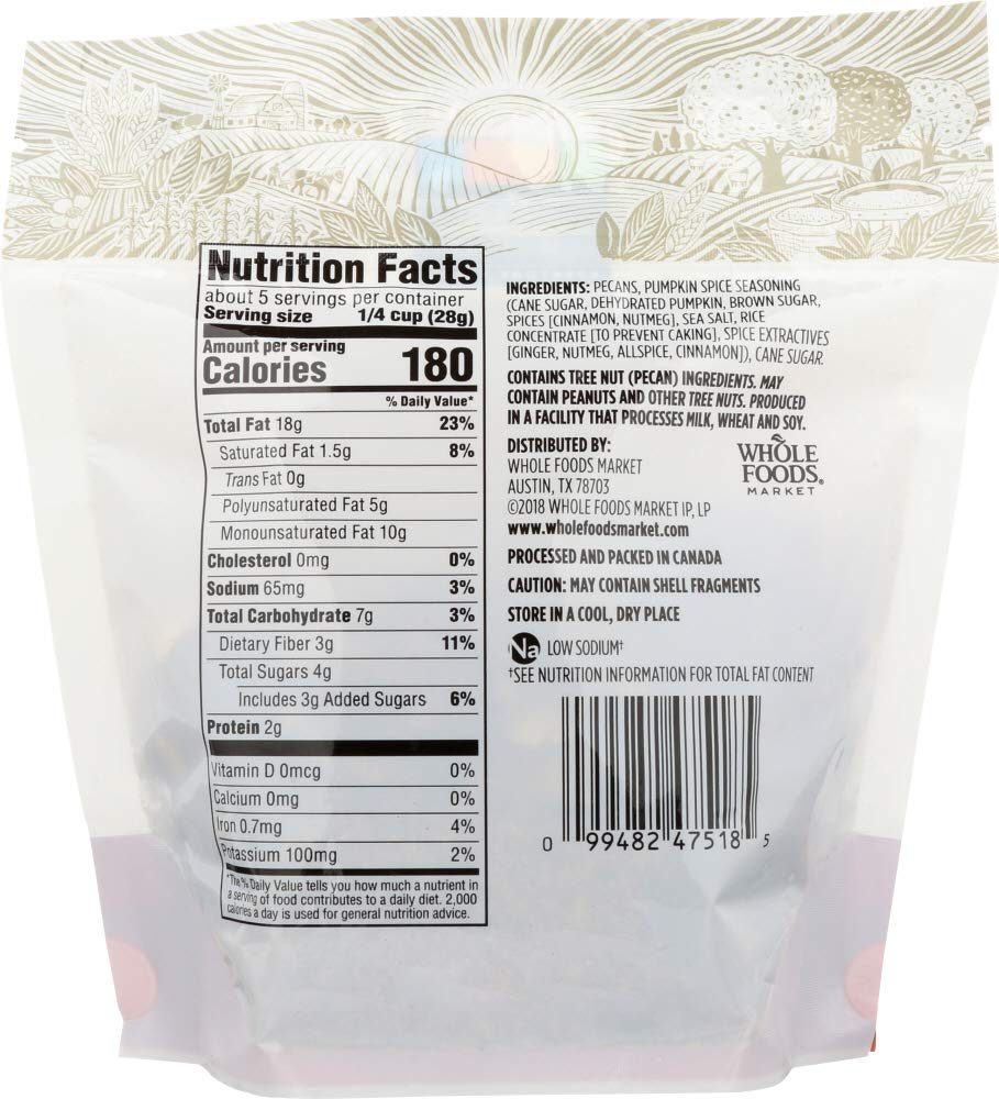 365 Everyday Value, Pumpkin Spice Latte Pecans, 5 Ounce