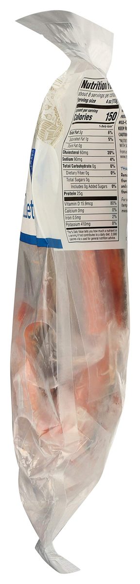 365 Everyday Value, Wild-Caught Seafood Value Pack, Sockeye Salmon Fillets, 32 Ounce (Frozen)