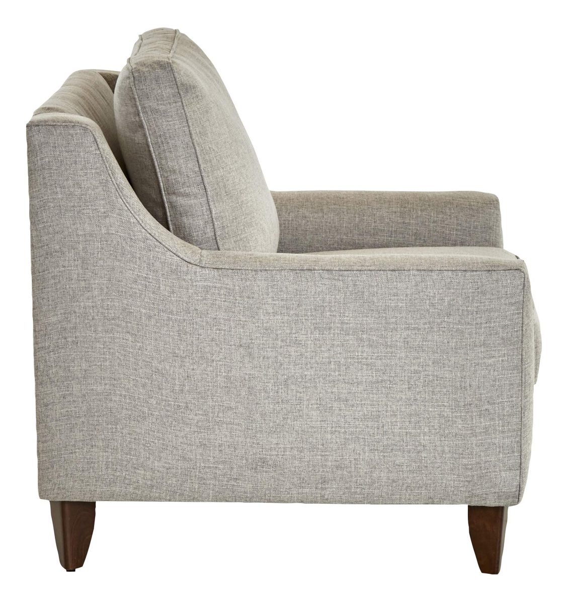 Amazon Brand – Stone & Beam Troy Upholstered Accent Chair, 33"W, Ash Gray