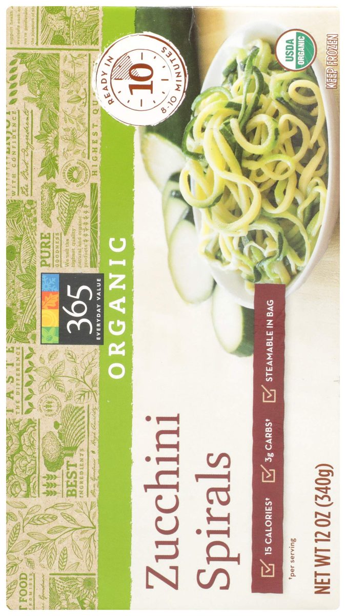 365 EVERYDAY VALUE Organic Zucchini Spirals, 12 OZ