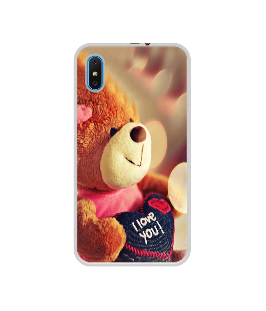 Amazon Brand - Solimo Designer Teddy Bear UV Printed Soft Back Case Mobile Cover for iVooMi i2 Lite