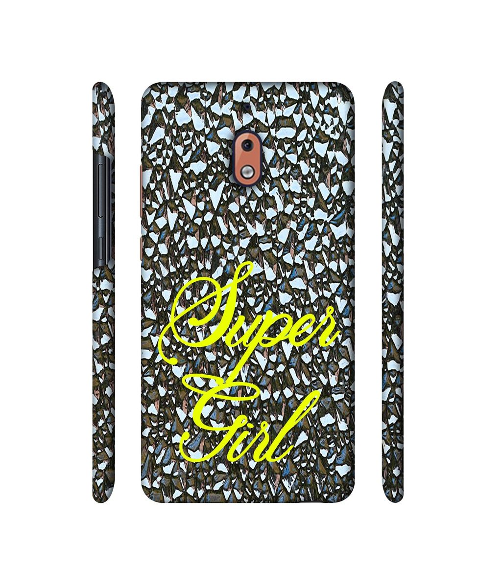 Amazon Brand - Solimo Designer Super Girl On Foil 3D Printed Hard Back Case Mobile Cover for Nokia 2.1