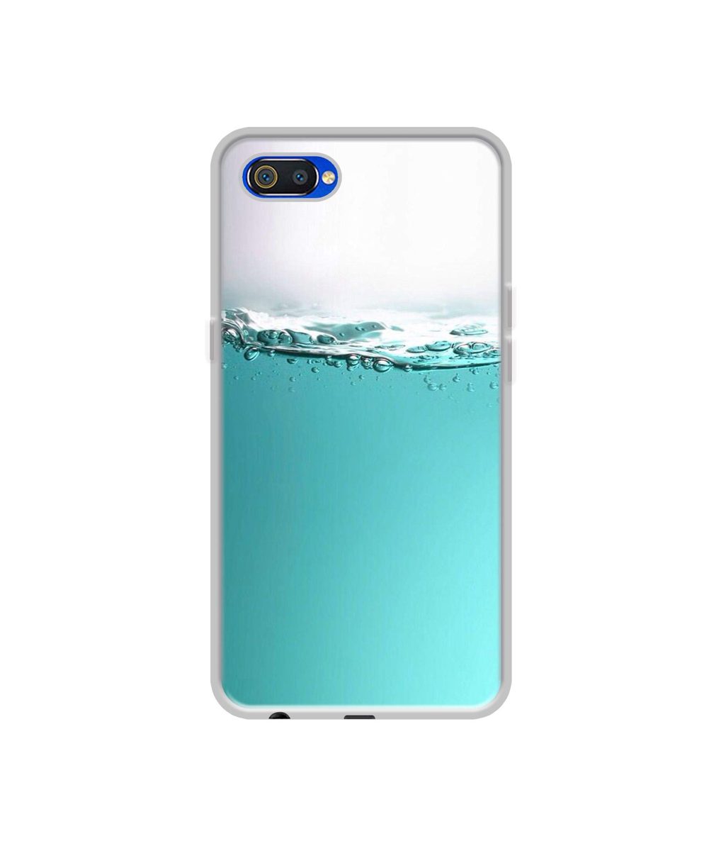 Amazon Brand - Solimo Designer Half Fill UV Printed Soft Back Case Mobile Cover for Realme C2