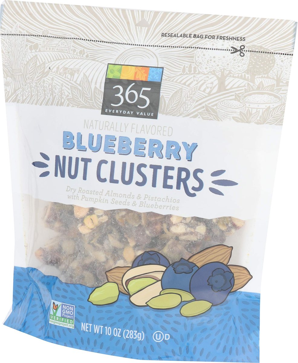 365 EVERYDAY VALUE Blueberry Almond Pistachio Nut Cluster, 10 Ounce (Pack of 12)