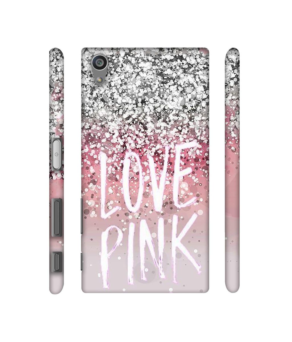 Amazon Brand - Solimo Designer Love Pink 3D Printed Hard Back Case Mobile Cover for Sony Xperia Z5 Dual