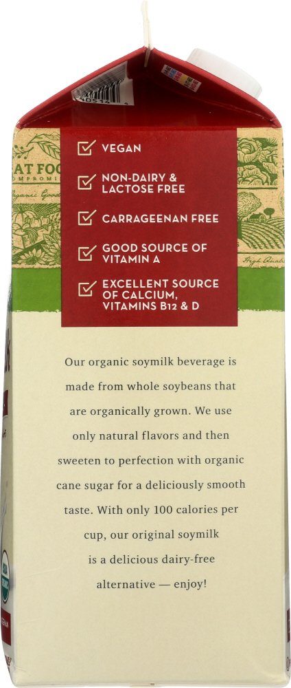 365 Everyday Value, Organic Soymilk Original, 64 fl oz