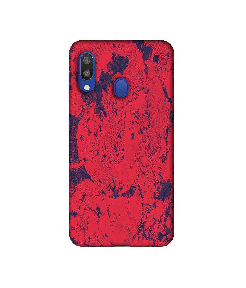 Amazon Brand - Solimo Designer Red Paint 3D Printed Hard Back Case Mobile Cover for Samsung Galaxy M20