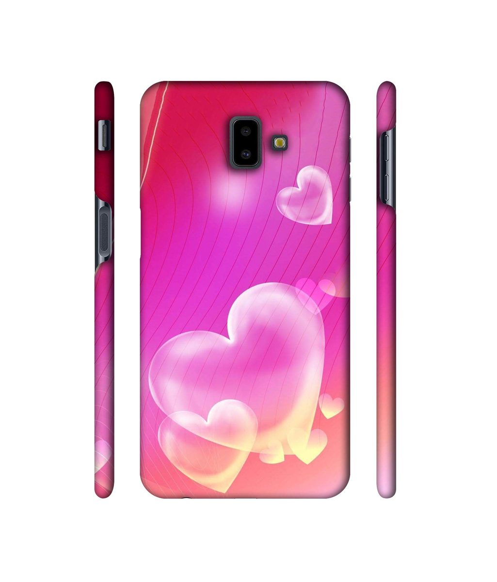 Amazon Brand - Solimo Designer Heart Abstract 3D Printed Hard Back Case Mobile Cover for Samsung Galaxy J6 Plus