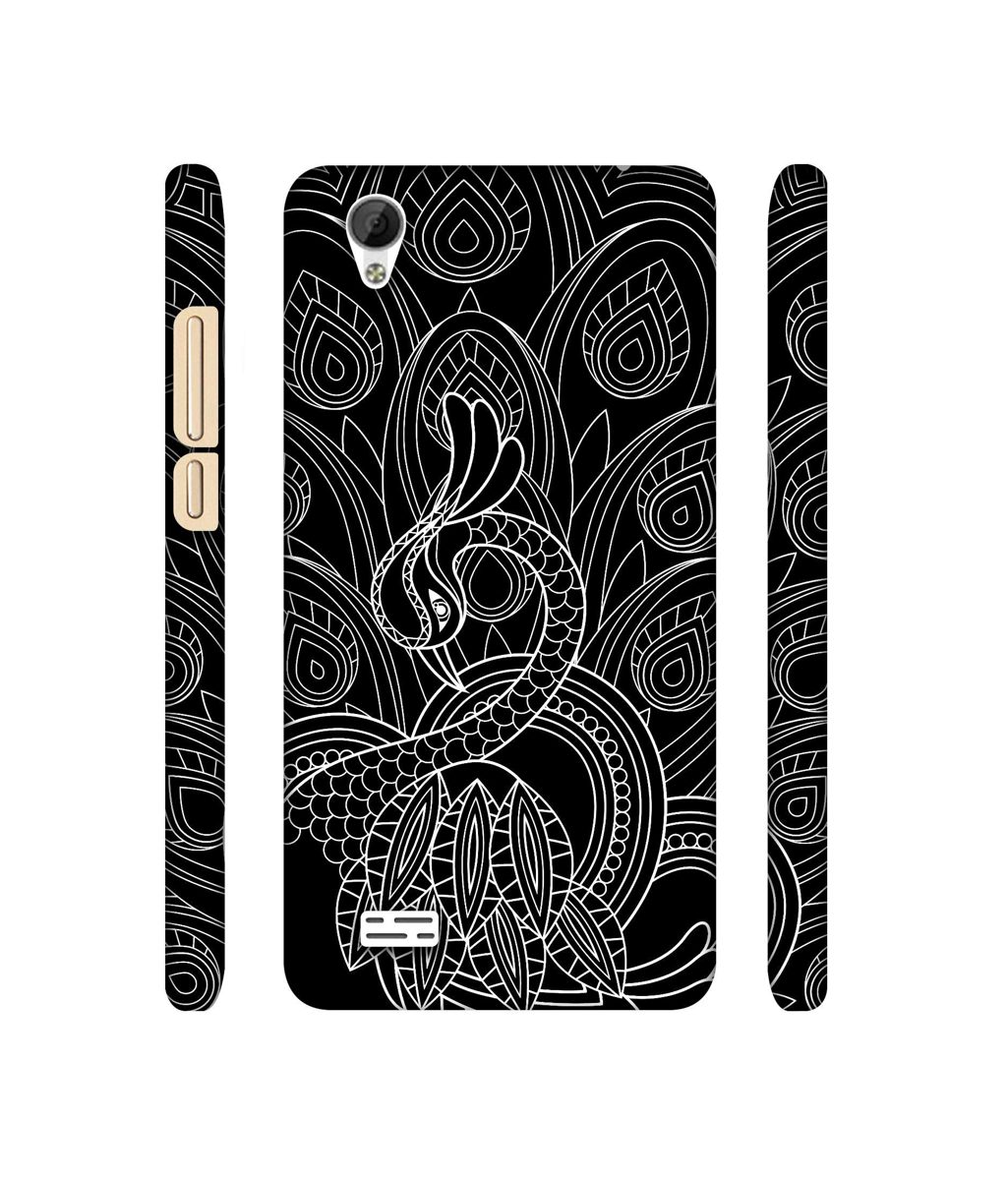 Amazon Brand - Solimo Designer Peacock Feather Pattern 3D Printed Hard Back Case Mobile Cover for Vivo Y31