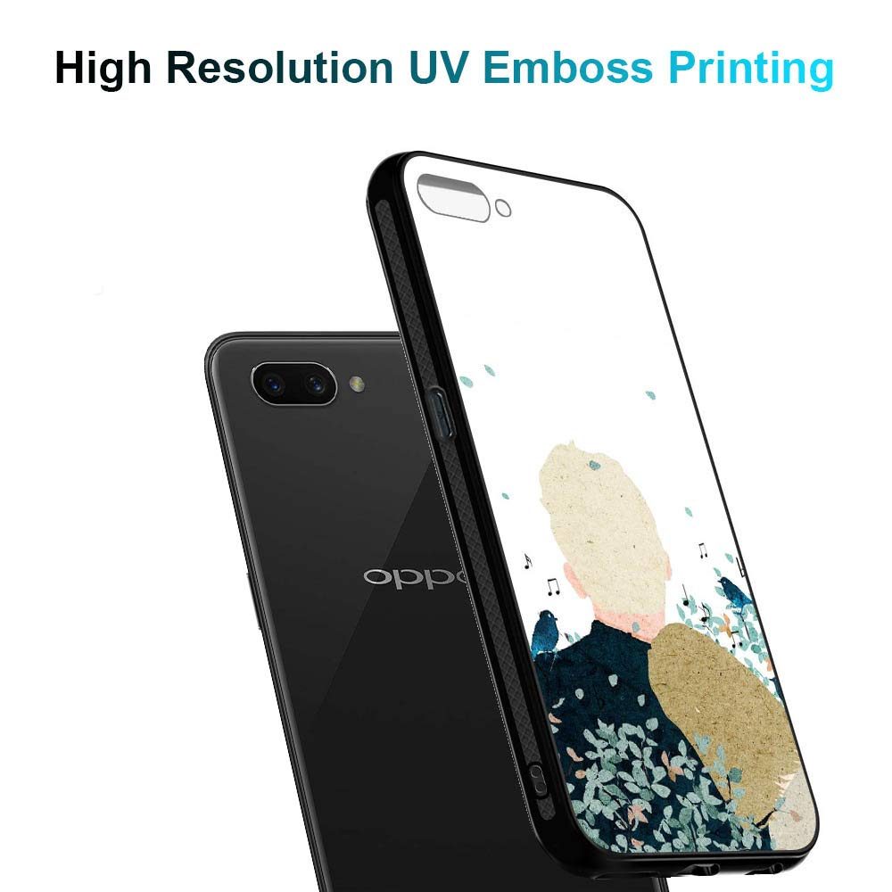 Amazon Brand - Solimo Designer Love Bird Printed Hard Back Case Mobile Cover for Oppo A3s (D169)