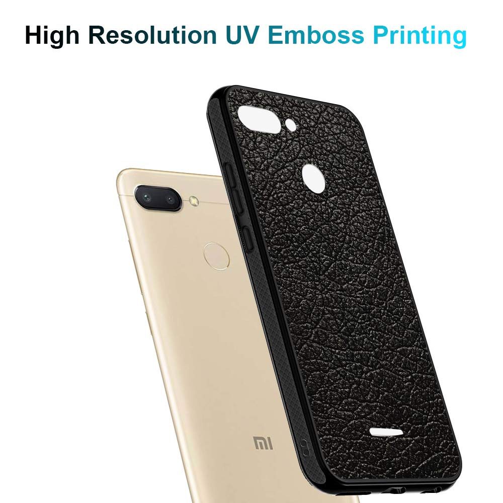 Amazon Brand - Solimo Designer Leather Texture Printed Hard Back Case Mobile Cover for Xiaomi Redmi 6A (D288)