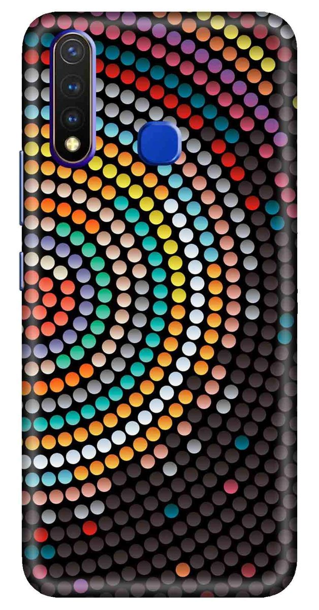 Amazon Brand - Solimo Designer Dots Design 3D Printed Hard Back Case Mobile Cover for Vivo Y19 / Vivo U20