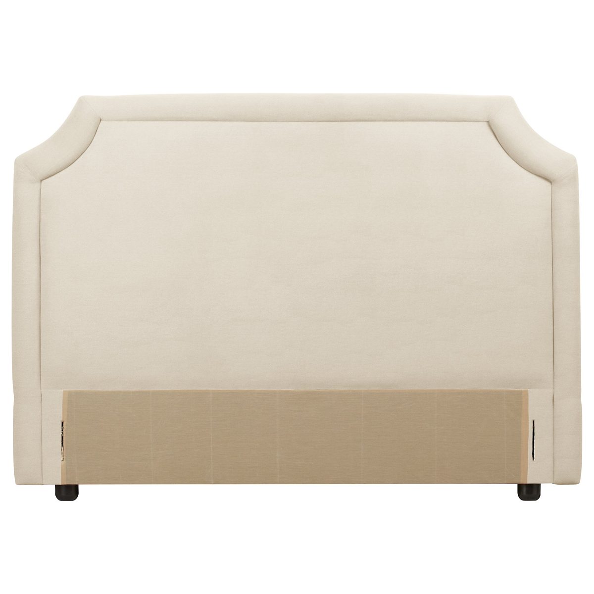 Amazon Brand – Stone & Beam Bridgewater Scalloped King Headboard, 88"W, Classic Cream