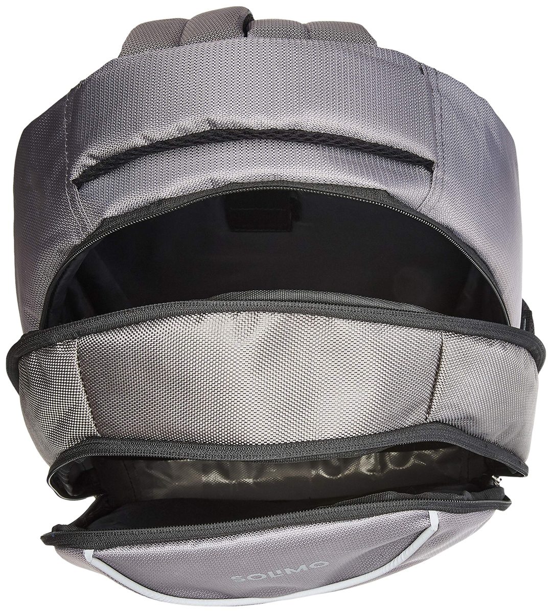 Amazon Brand - Solimo Laptop Backpack for 15.6-inch Laptops (27 litres, Grey)