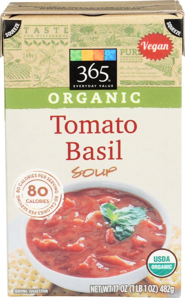 365 EVERYDAY VALUE Organic Tomato Basil Soup, 17 OZ