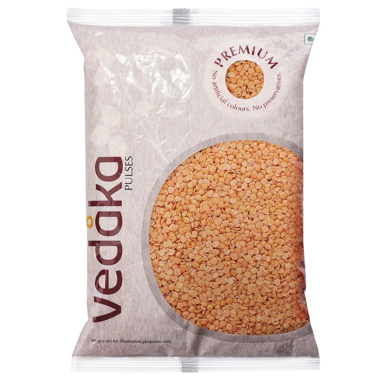 Amazon Brand - Vedaka Premium Red Masoor Dal Split, 500g