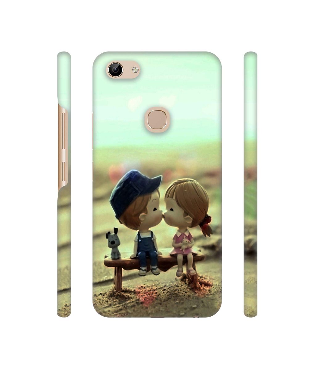 Amazon Brand - Solimo Designer Love Couples Pattern 3D Printed Hard Back Case Mobile Cover for Vivo Y81