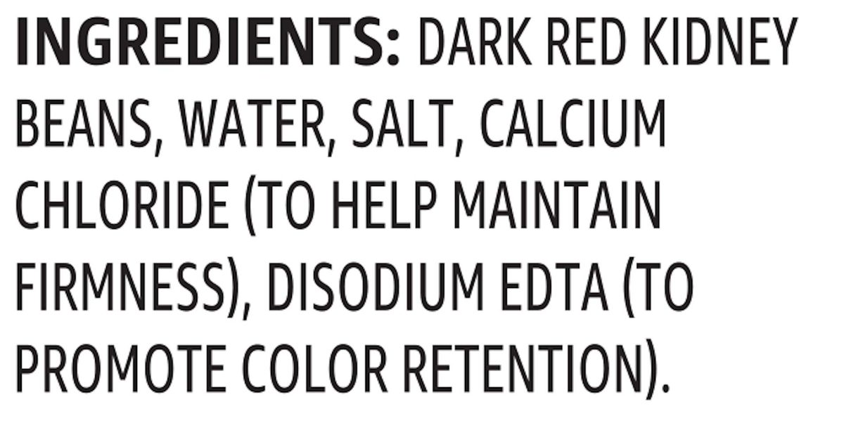 Amazon Brand - Happy Belly Dark Red Kidney Beans, 15 Ounce