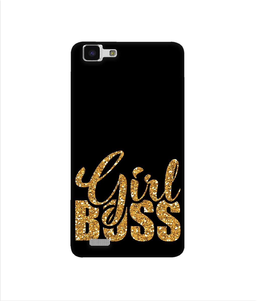 Amazon Brand - Solimo Designer Sparkle Girl Boss 3D Printed Hard Back Case Mobile Cover for Vivo Y27L