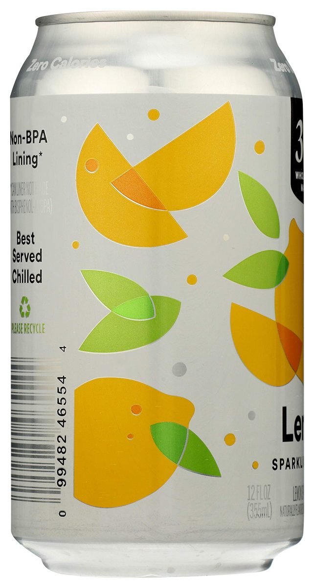 365 EVERYDAY VALUE Lemon Sparkling Water, 12 FZ