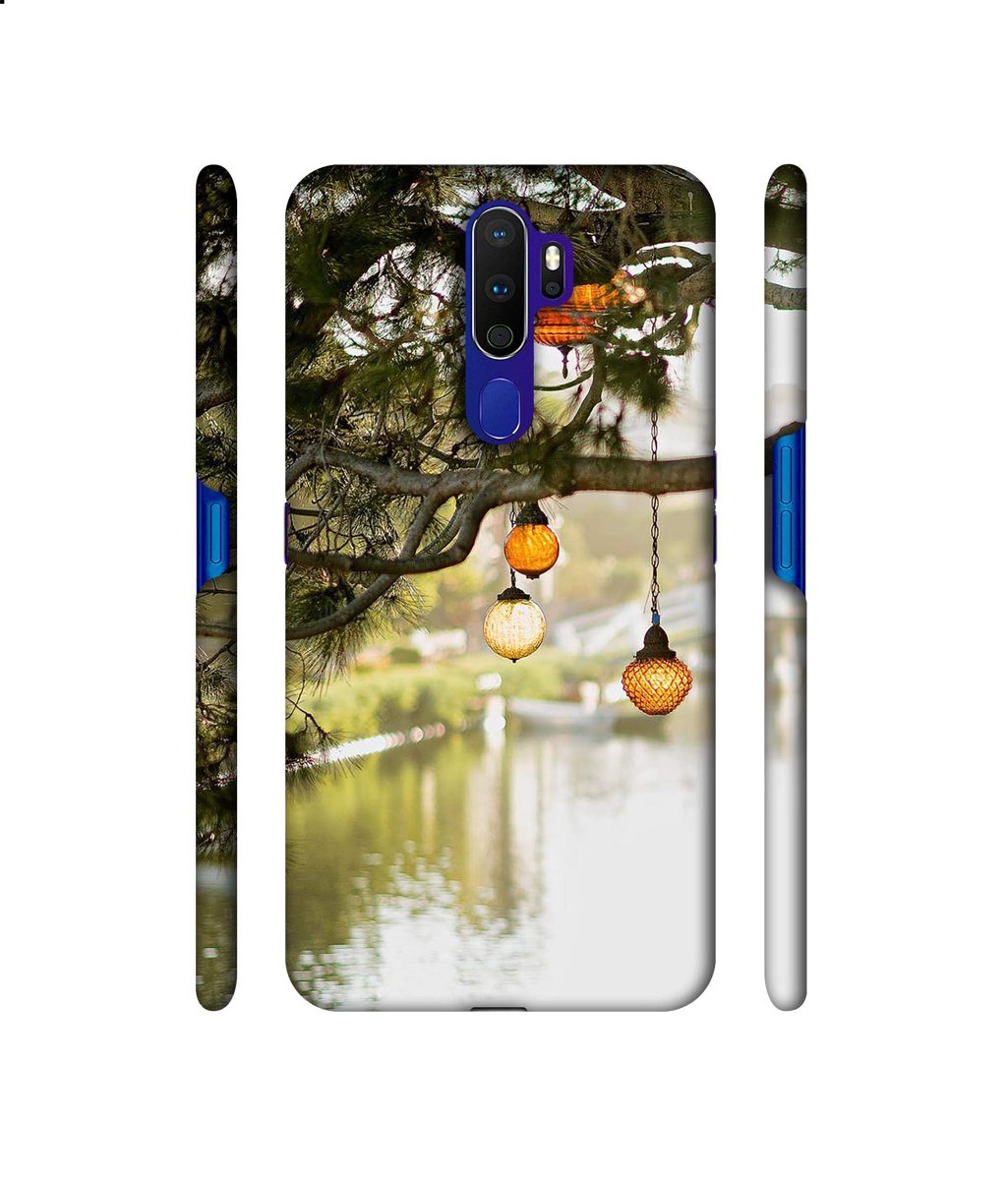 Amazon Brand - Solimo Designer Hanging Lights 3D Printed Hard Back Case Mobile Cover for Oppo A9 (2020)