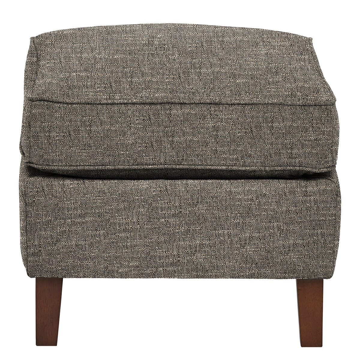 Amazon Brand – Rivet Lawson Modern Angled Ottoman, 27"W, Blackwood