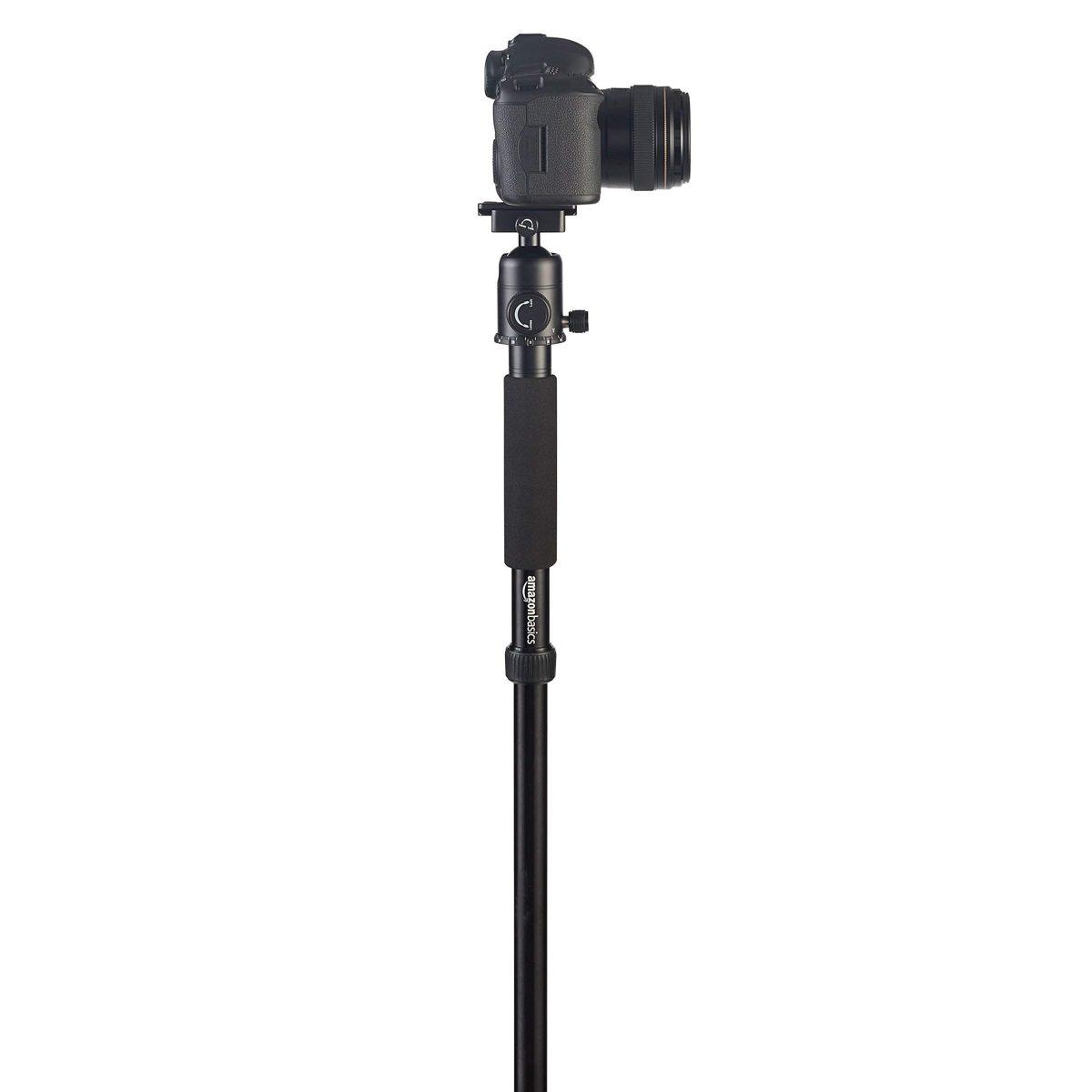 (Renewed) AmazonBasics HJ-285 63-Inch Aluminum Travel Monopod