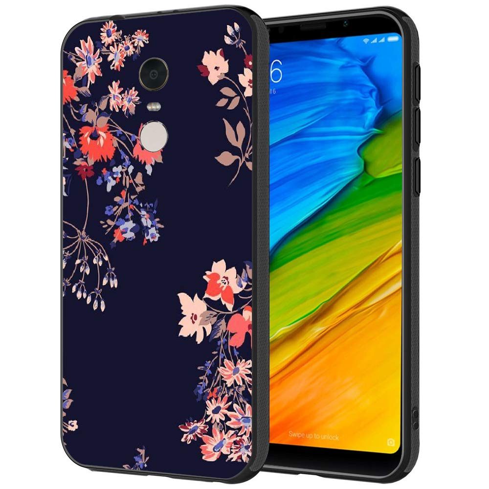 Amazon Brand - Solimo Designer Floral Printed Hard Back Case Mobile Cover for Xiaomi Redmi Note 5 (D1150)