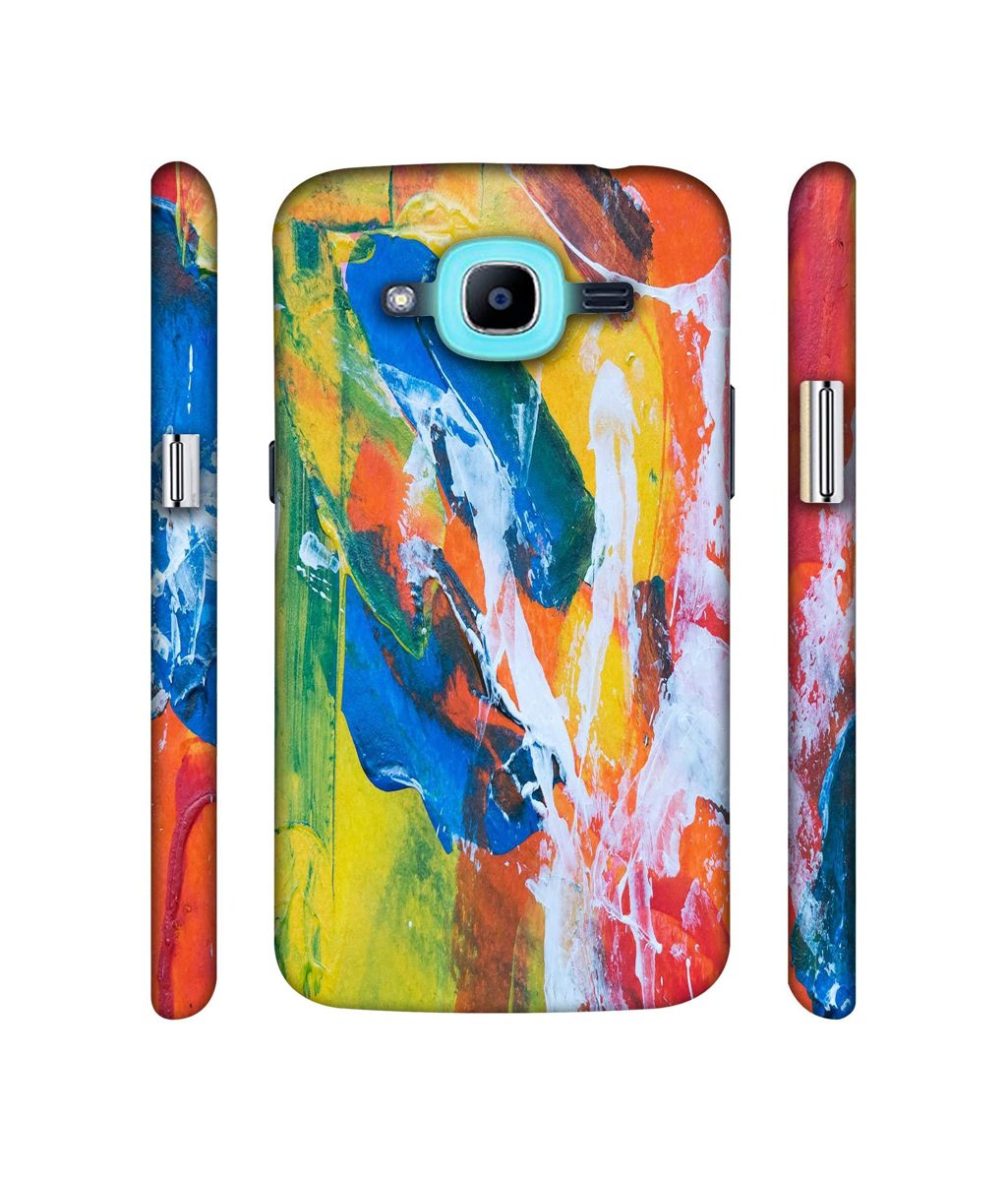 Amazon Brand - Solimo Designer Multicolor Paint On Wall 3D Printed Hard Back Case Mobile Cover for Samsung Galaxy J2 (2016)