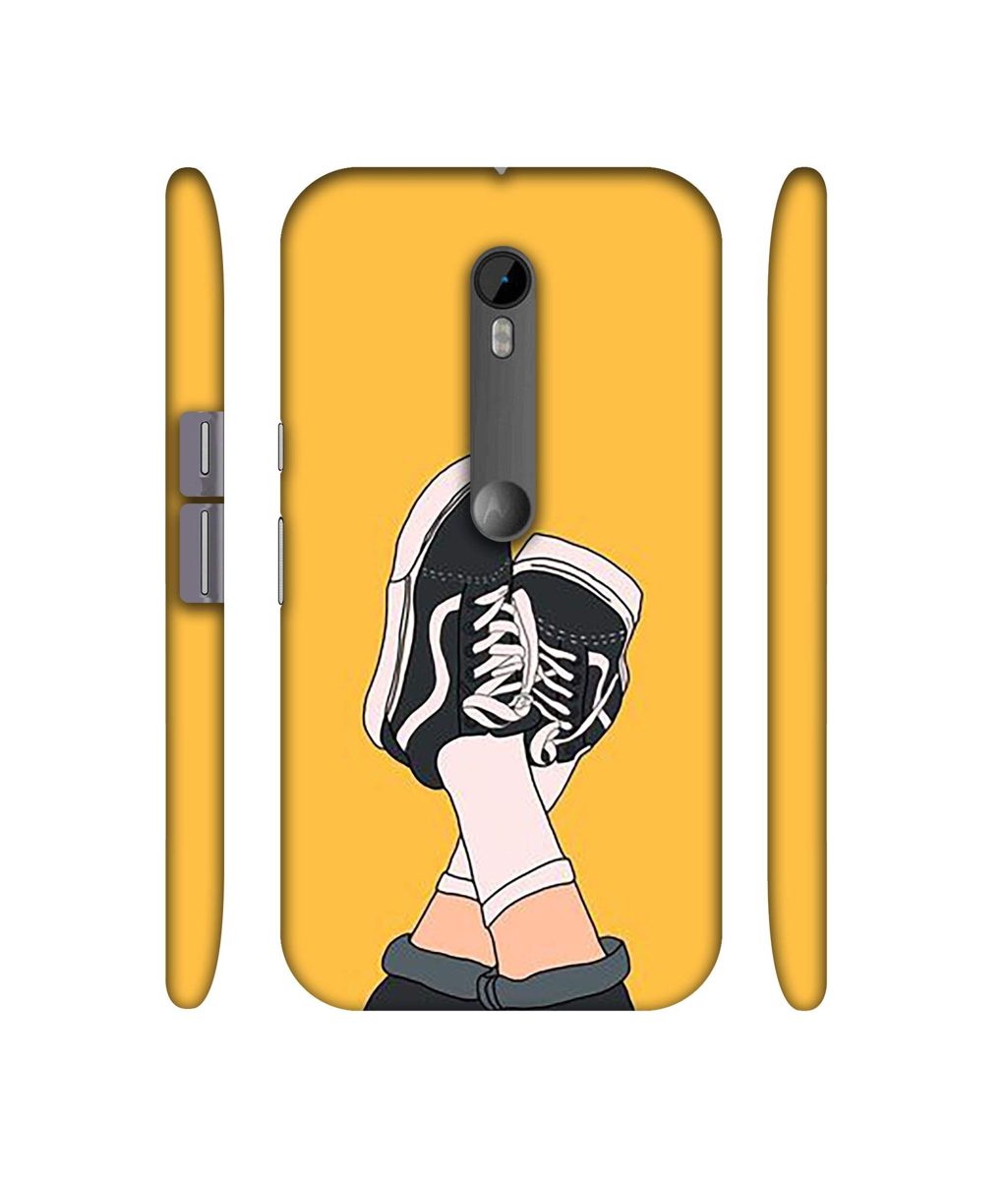 Amazon Brand - Solimo Designer Boy Shoes Pattern 3D Printed Hard Back Case Mobile Cover for Motorola Moto G 3rd Generation
