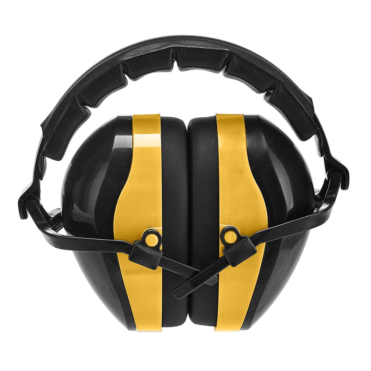 AmazonBasics Noise-Reduction Safety Earmuffs Ear Protection, Black and Yellow