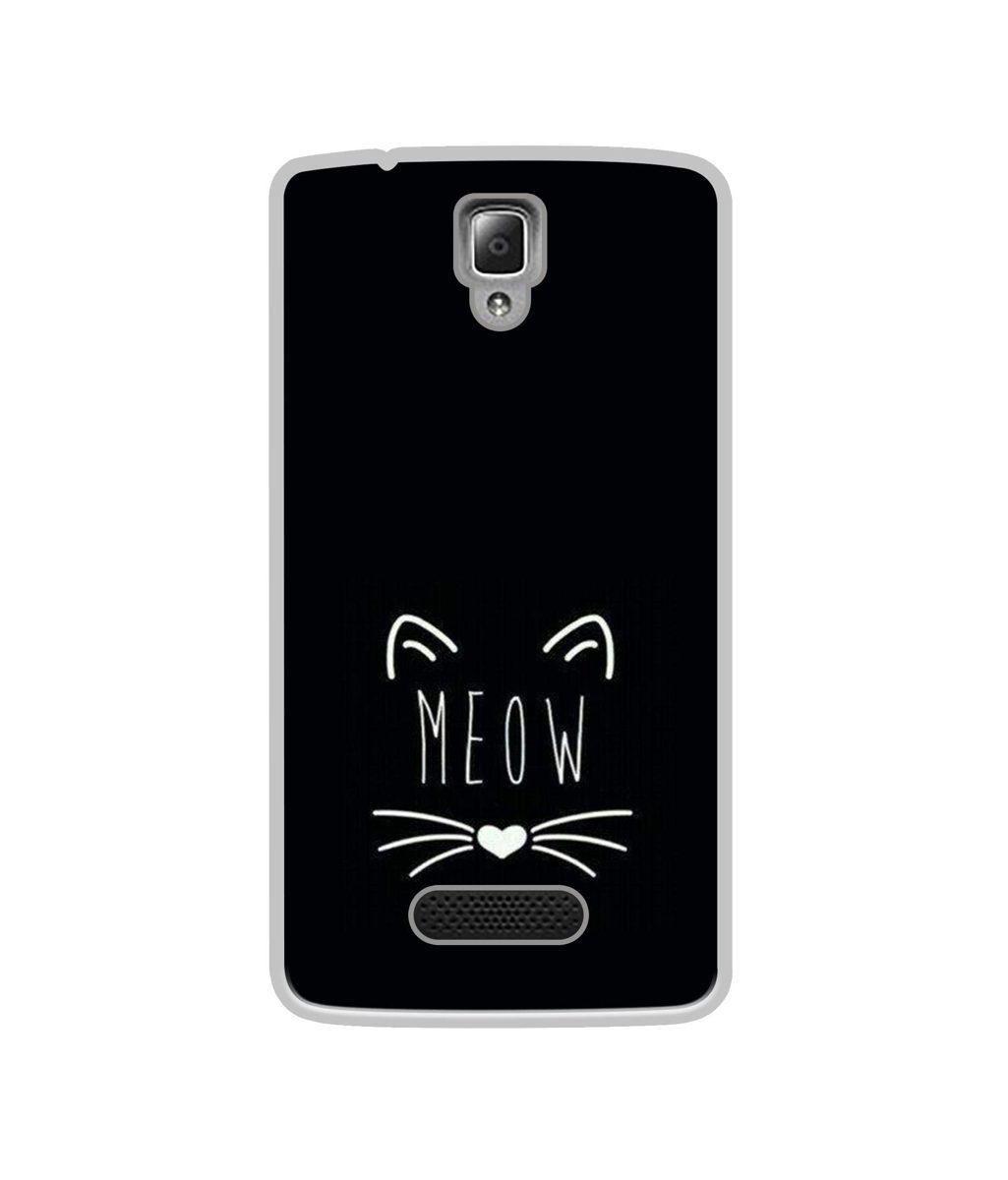 Amazon Brand - Solimo Designer Meow UV Printed Soft Back Case Mobile Cover for Lenovo A2010