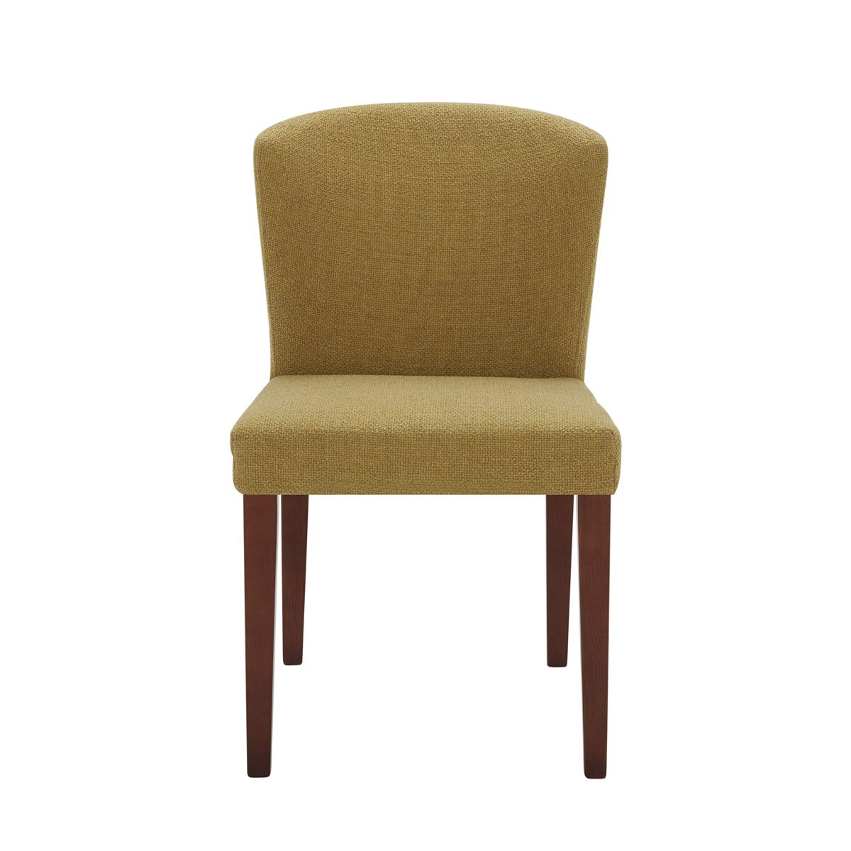 Amazon Brand – Rivet Eli Modern Curved-Back Dining Chair, Set of 2, 19.3"W, Lemongrass
