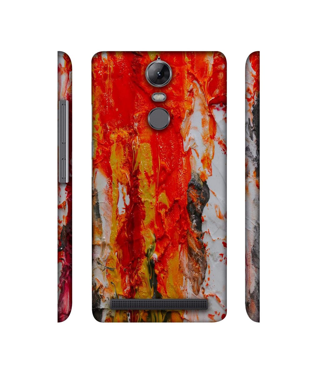 Amazon Brand - Solimo Designer Orange Color Spread 3D Printed Hard Back Case Mobile Cover for Lenovo K5 Note
