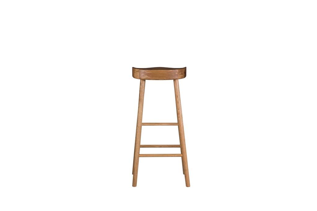 Amazon Brand - Alkove Hayes Two-Level Barstool, 40 x 35 x 81cm, Wild Oak