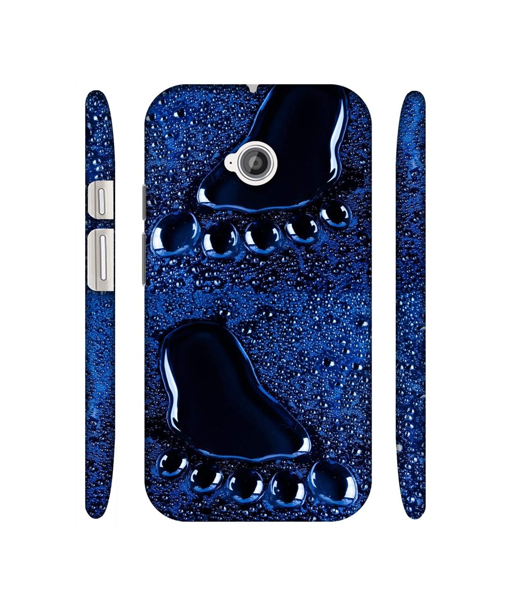 Amazon Brand - Solimo Designer Foot Impression 3D Printed Hard Back Case Mobile Cover for Motorola Moto E 2nd Generation