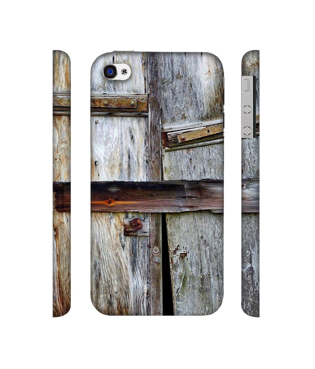 Amazon Brand - Solimo Designer Old Door 3D Printed Hard Back Case Mobile Cover for Apple iPhone 4 / 4S