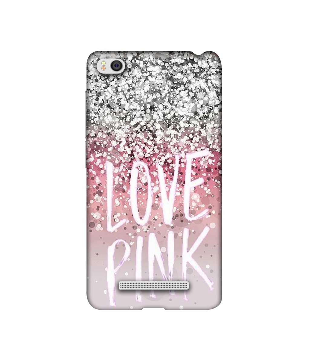 Amazon Brand - Solimo Designer Love Pink 3D Printed Hard Back Case Mobile Cover for Xiaomi Mi 4i